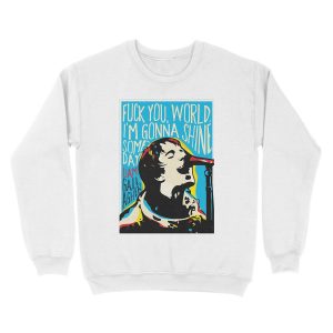 Alternative view of Liam Gallagher Quote Portrait Unisex Crewneck Sweatshirt