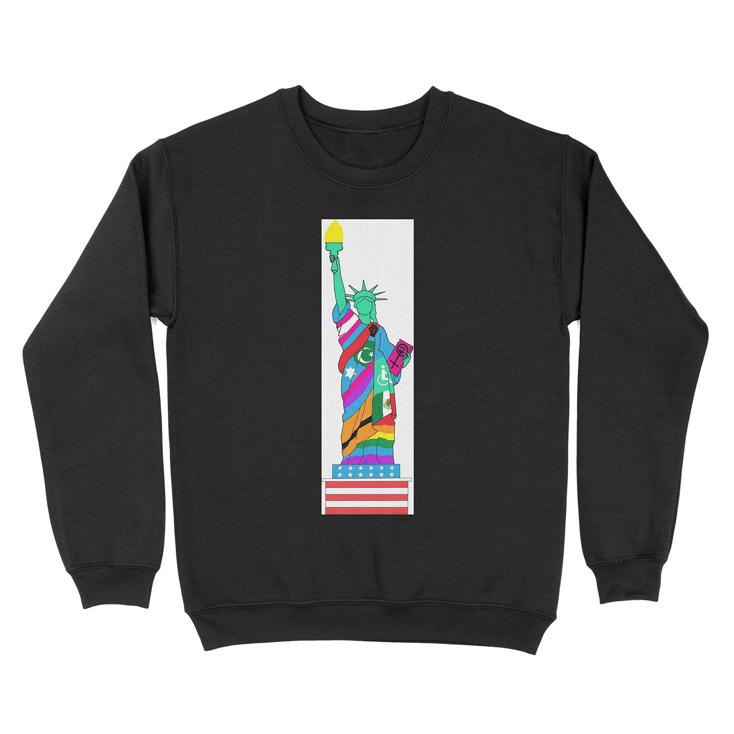 Liberty for All Unisex Crewneck Sweatshirt