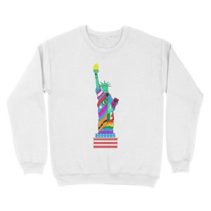 Alternative view of Liberty for All Unisex Crewneck Sweatshirt