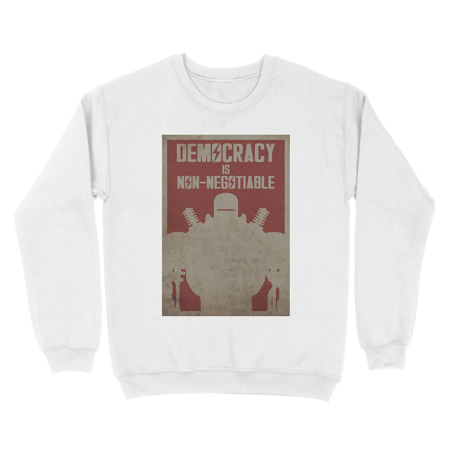 Liberty Prime Unisex Crewneck Sweatshirt - Image 2