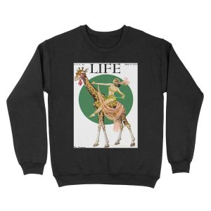 LIFE : Vintage 1921 Magazine Advertising Print Unisex Crewneck Sweatshirt