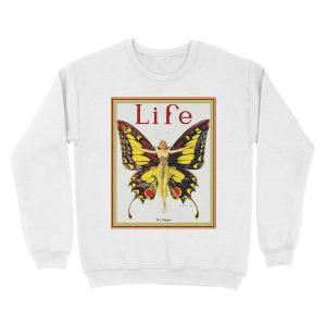 Alternative view of LIFE : Vintage 1922 Flapper Advertising Print Unisex Crewneck Sweatshirt