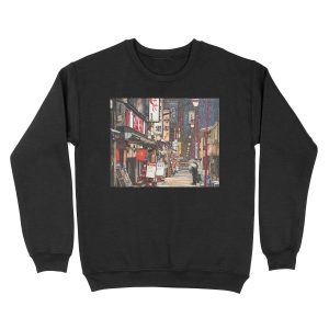 Lights in the Snow Unisex Crewneck Sweatshirt