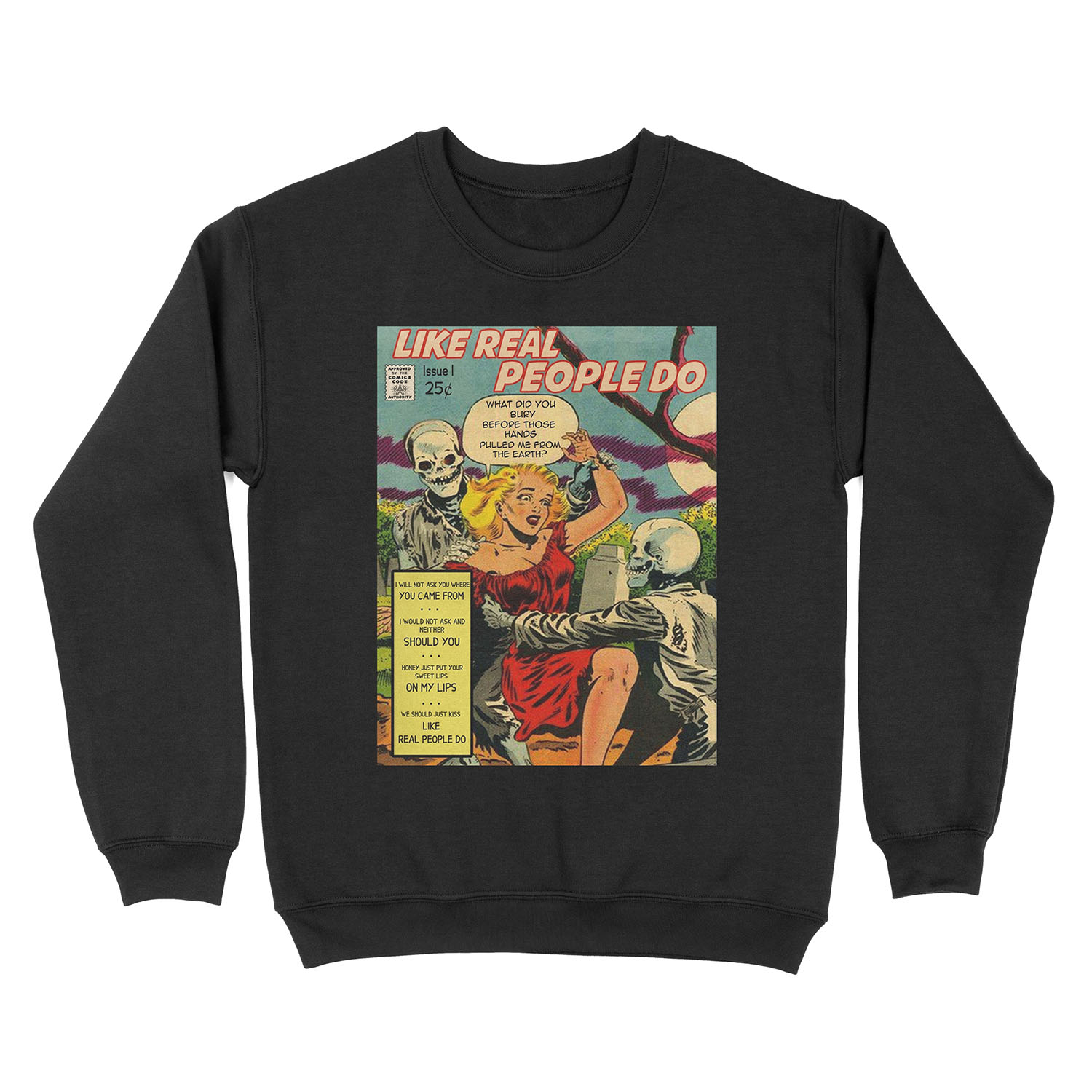 Like Real People Do - Hozier Retro Comic Unisex Crewneck Sweatshirt