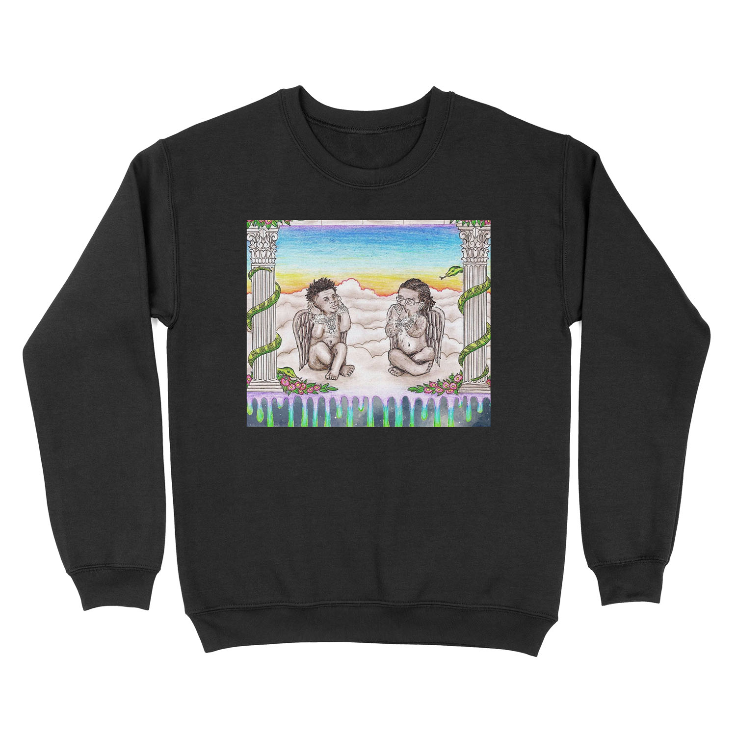 Lil Baby & Gunna Hard Drip Angels Unisex Crewneck Sweatshirt