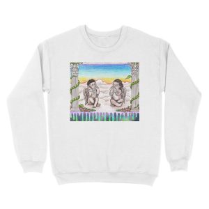 Alternative view of Lil Baby & Gunna Hard Drip Angels Unisex Crewneck Sweatshirt