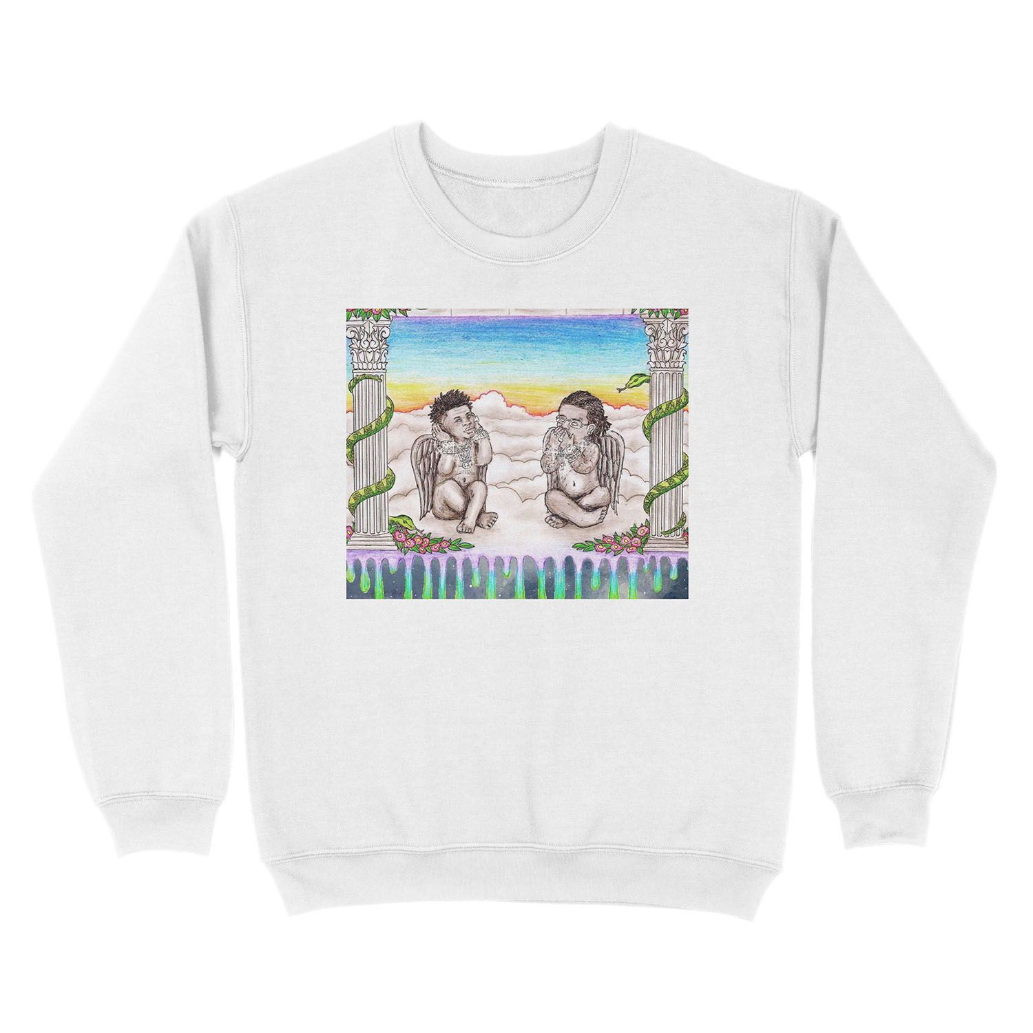 Lil Baby & Gunna Hard Drip Angels Unisex Crewneck Sweatshirt - Image 2