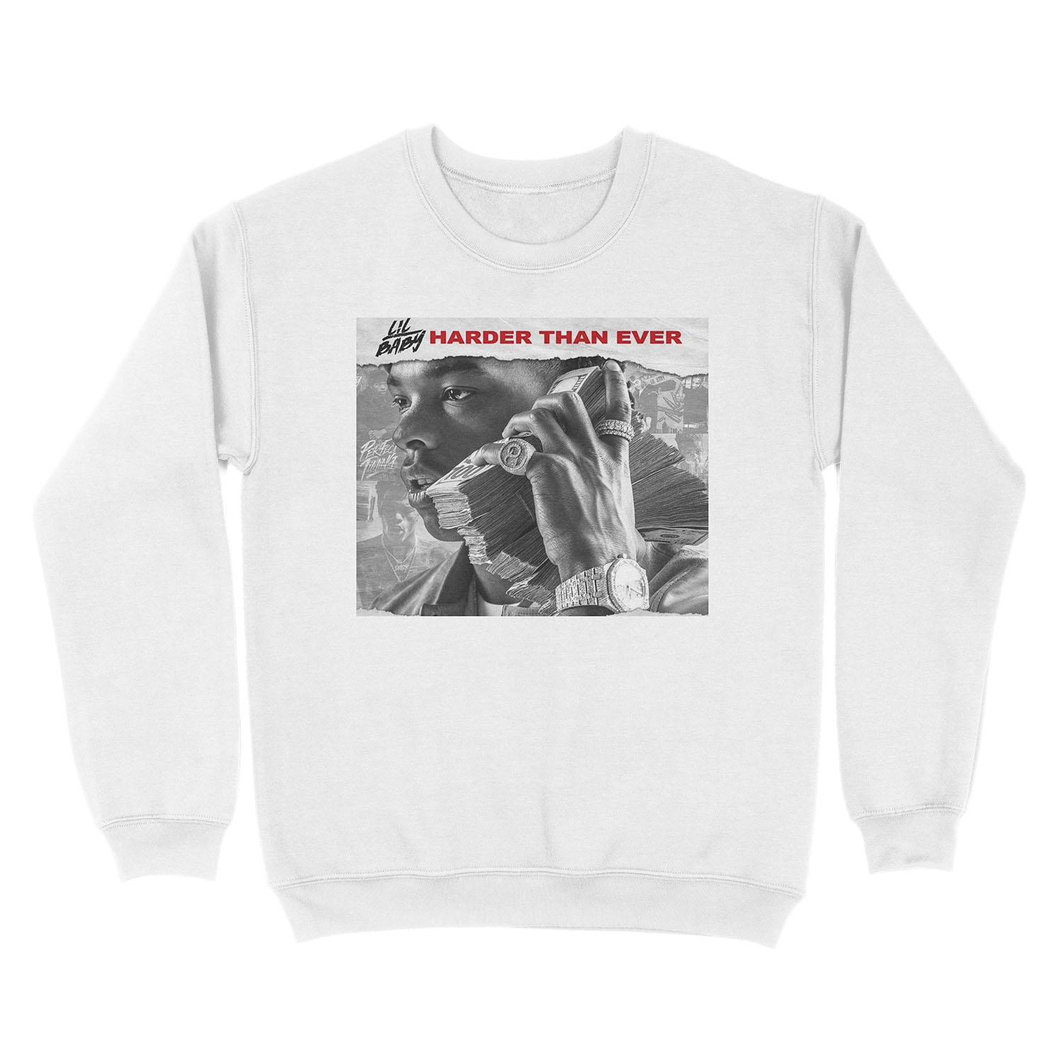 Lil Baby - Harder Than Ever Unisex Crewneck Sweatshirt - Image 2