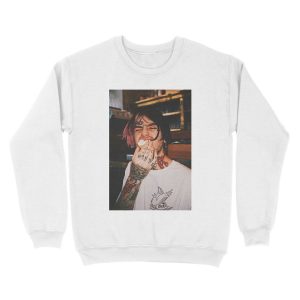 Alternative view of lil peep aesthetic portrait Unisex Crewneck Sweatshirt