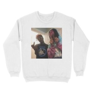 Alternative view of LIL PEEP AND LIL TRACY MERCH Unisex Crewneck Sweatshirt