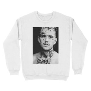 Alternative view of lil peep black and white poster Unisex Crewneck Sweatshirt