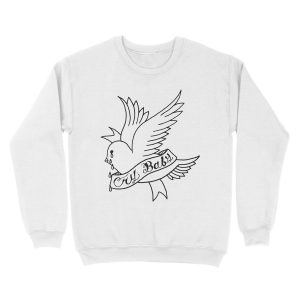 Alternative view of Lil Peep Crybaby Bird Unisex Crewneck Sweatshirt