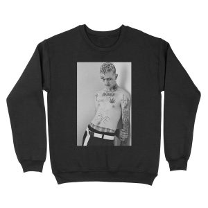 Lil peep portrait Unisex Crewneck Sweatshirt