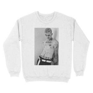Alternative view of Lil peep portrait Unisex Crewneck Sweatshirt