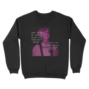Lil Peep Star Shopping Lyrics Signed Photo Unisex Crewneck Sweatshirt