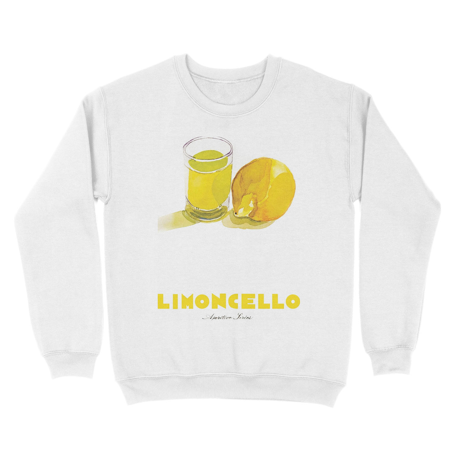 Limoncello Cocktail Unisex Crewneck Sweatshirt - Image 2