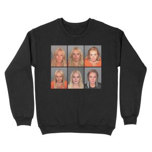 LINDSAY LOHAN MUGSHOTS Unisex Crewneck Sweatshirt
