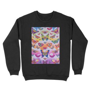 lisa frank rainbow y2k collage aesthetic Unisex Crewneck Sweatshirt