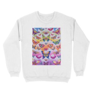 Alternative view of lisa frank rainbow y2k collage aesthetic Unisex Crewneck Sweatshirt
