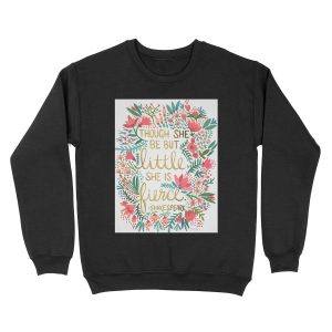 Little & Fierce Unisex Crewneck Sweatshirt