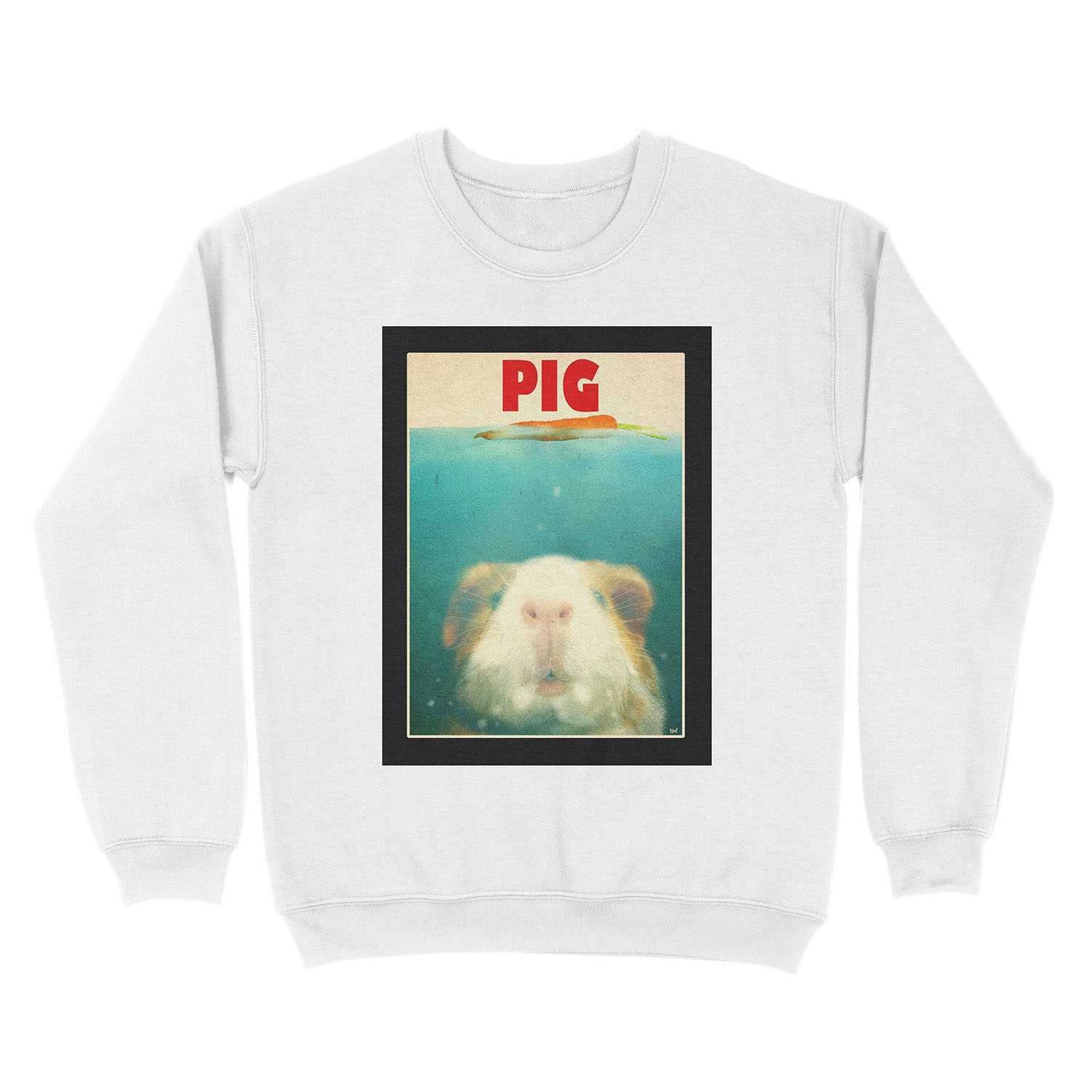 Little Sea Pig Unisex Crewneck Sweatshirt - Image 2
