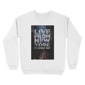 Alternative view of Live From New York, Saturday Night Live Unisex Crewneck Sweatshirt