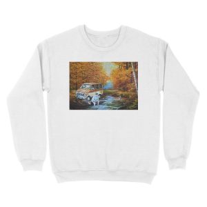 Alternative view of Living in a Van Down by the River Unisex Crewneck Sweatshirt