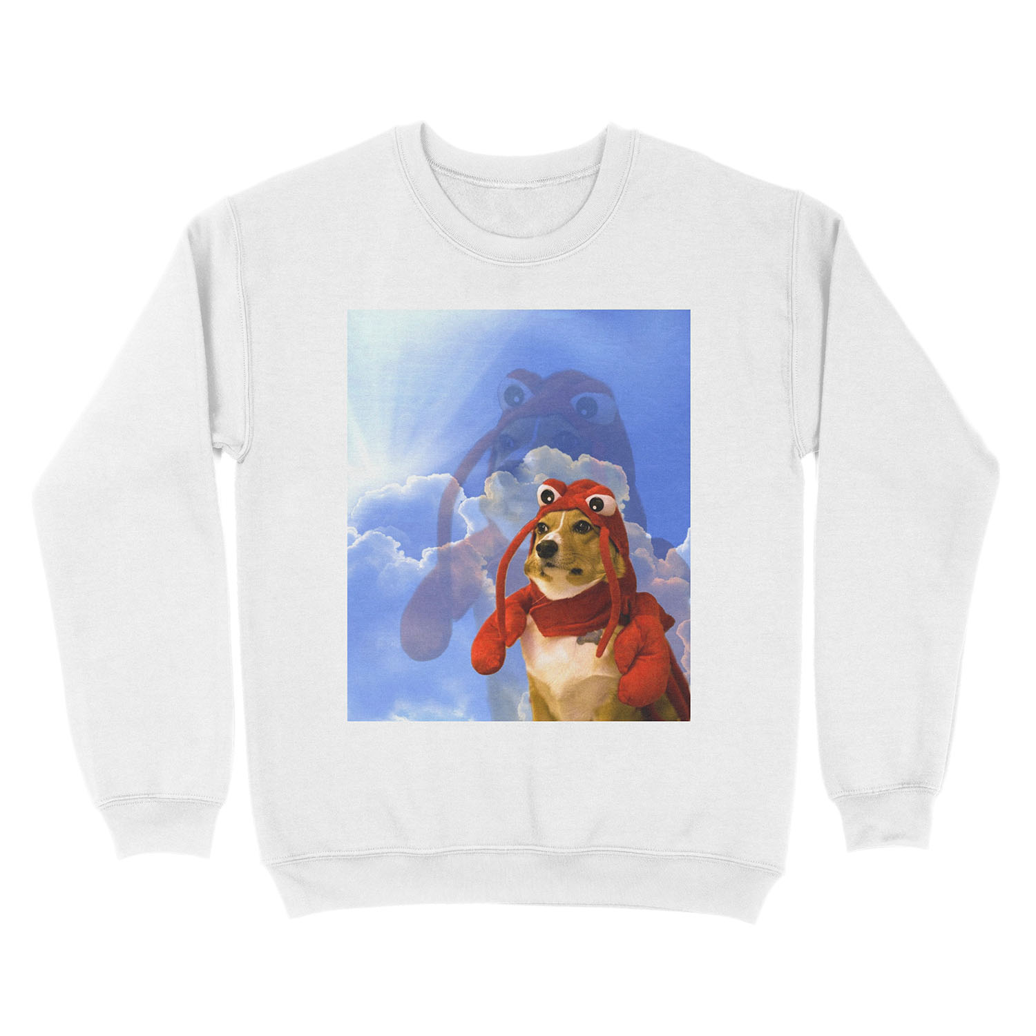 Lobster Corgi, Doggo #1 Unisex Crewneck Sweatshirt - Image 2