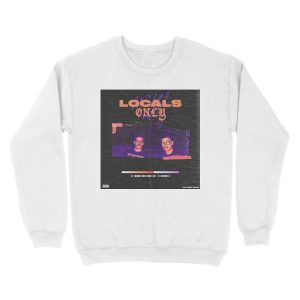 Alternative view of locals only by tiny meat gang Unisex Crewneck Sweatshirt