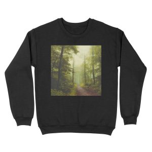 Long Forest Walk Unisex Crewneck Sweatshirt