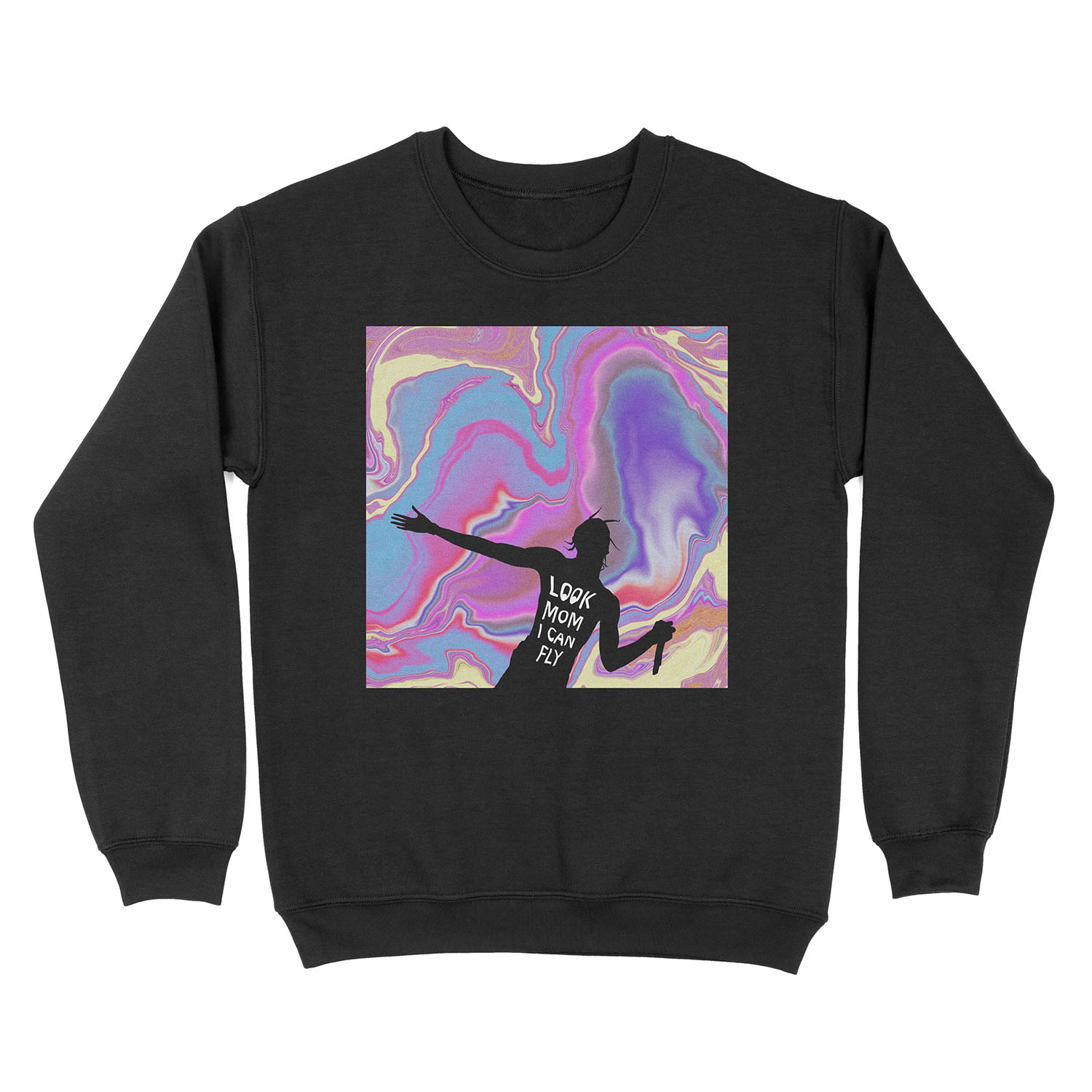 Look mom I can fly Unisex Crewneck Sweatshirt