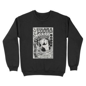 LOONA Black and White Unisex Crewneck Sweatshirt
