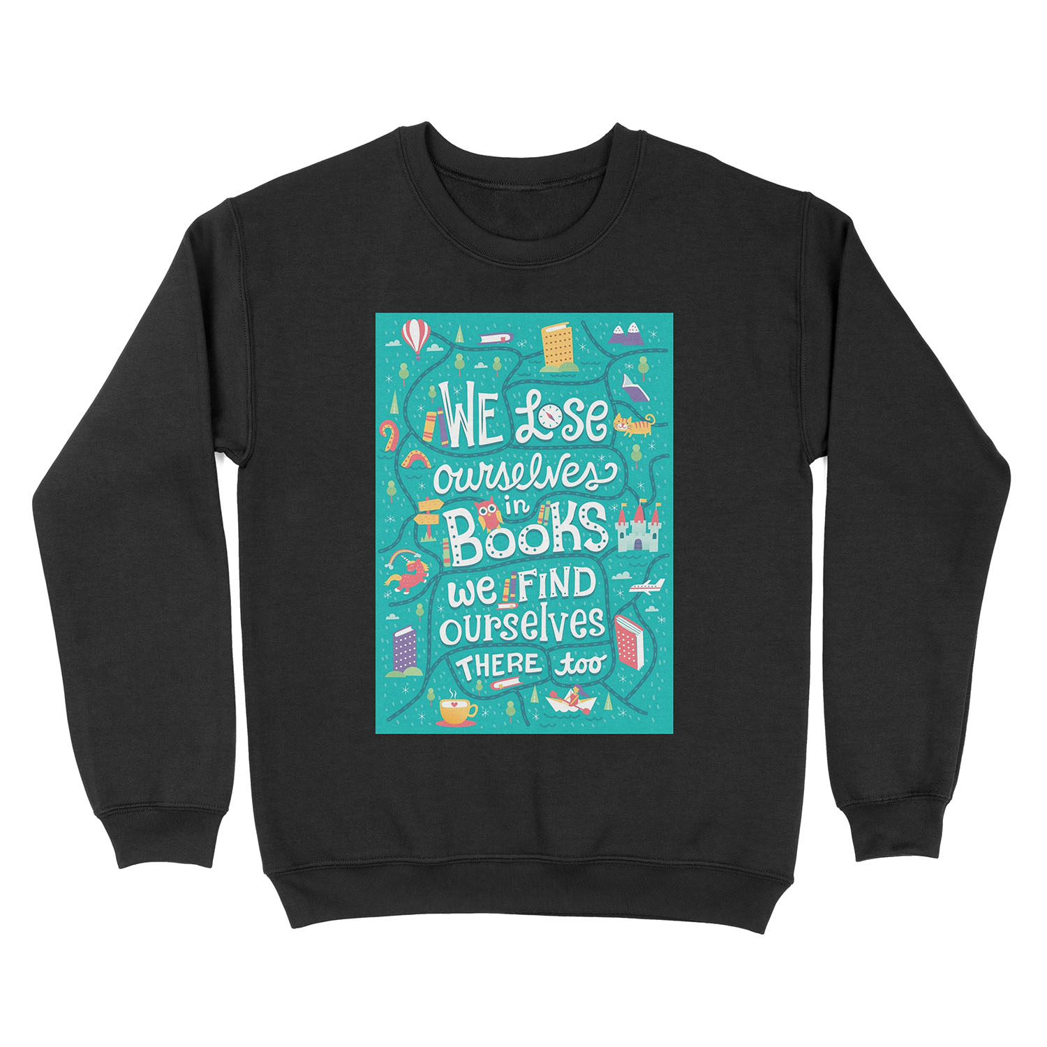 Lose ourselves in books Unisex Crewneck Sweatshirt