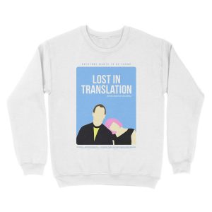 Alternative view of Lost In Translation film poster Unisex Crewneck Sweatshirt