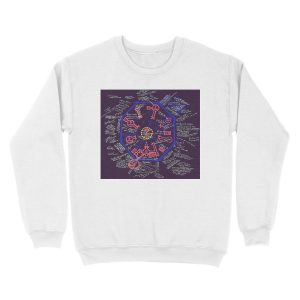 Alternative view of LOST Swan Station Blast Door Map Unisex Crewneck Sweatshirt