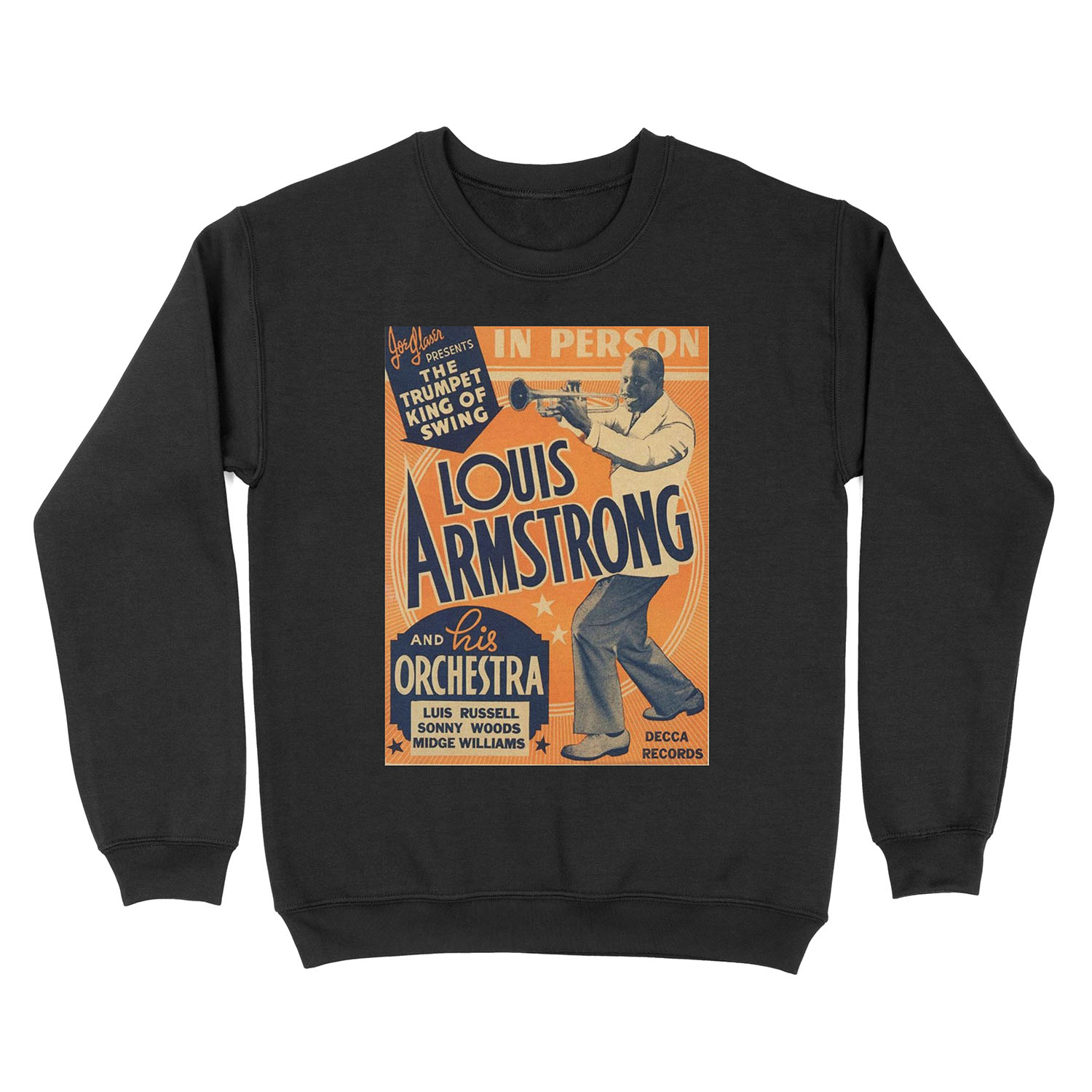 Louis Armstrong Vintage Unisex Crewneck Sweatshirt