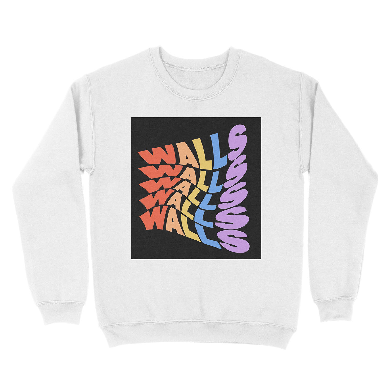 Louis Tomlinson Rainbow Walls Unisex Crewneck Sweatshirt - Image 2