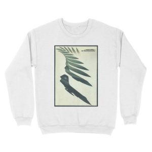 Alternative view of Love and peace the Washington way USSR Propaganda, 1970s Unisex Crewneck Sweatshirt