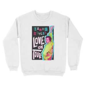 Alternative view of love on harry Unisex Crewneck Sweatshirt