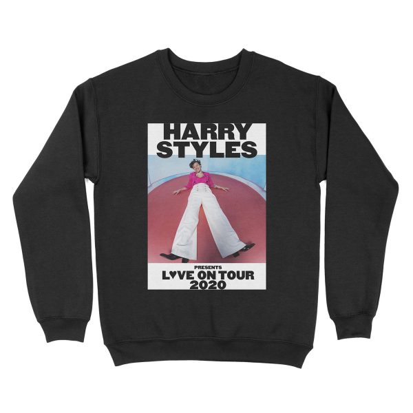 love on tour 2020 harry presents styles white cahpeko Unisex Crewneck Sweatshirt