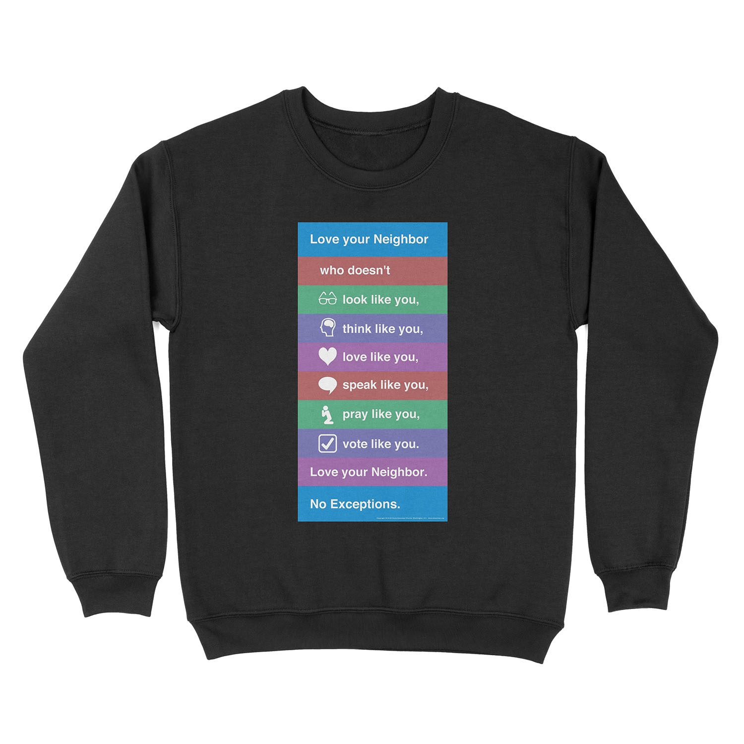 Love Your Neighbor Unisex Crewneck Sweatshirt