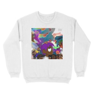 Alternative view of LUV vs The World Unisex Crewneck Sweatshirt