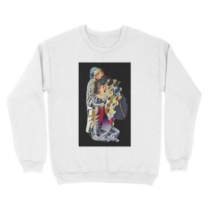 Alternative view of Mac Demarco Playing Guitar Unisex Crewneck Sweatshirt