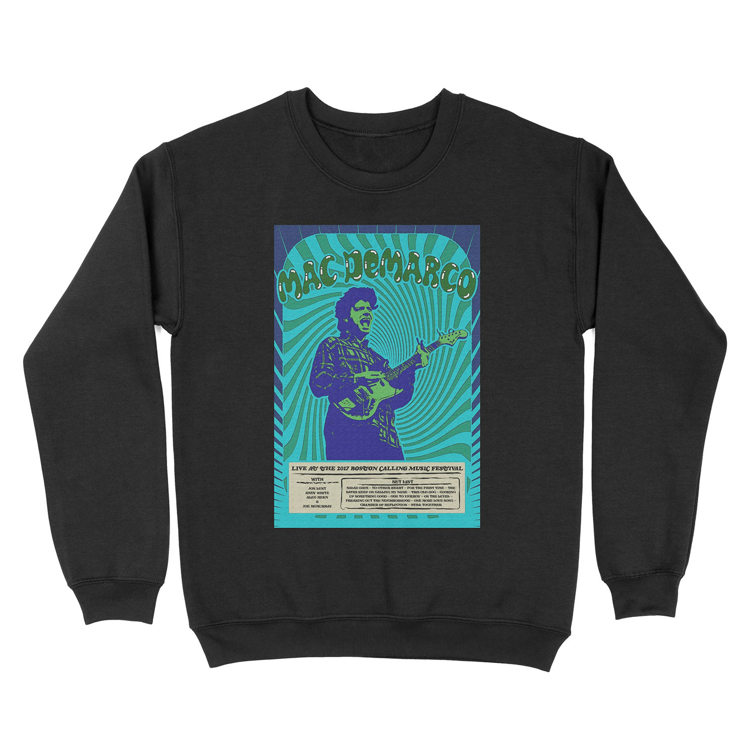 Mac DeMarco Psychedelic Unisex Crewneck Sweatshirt