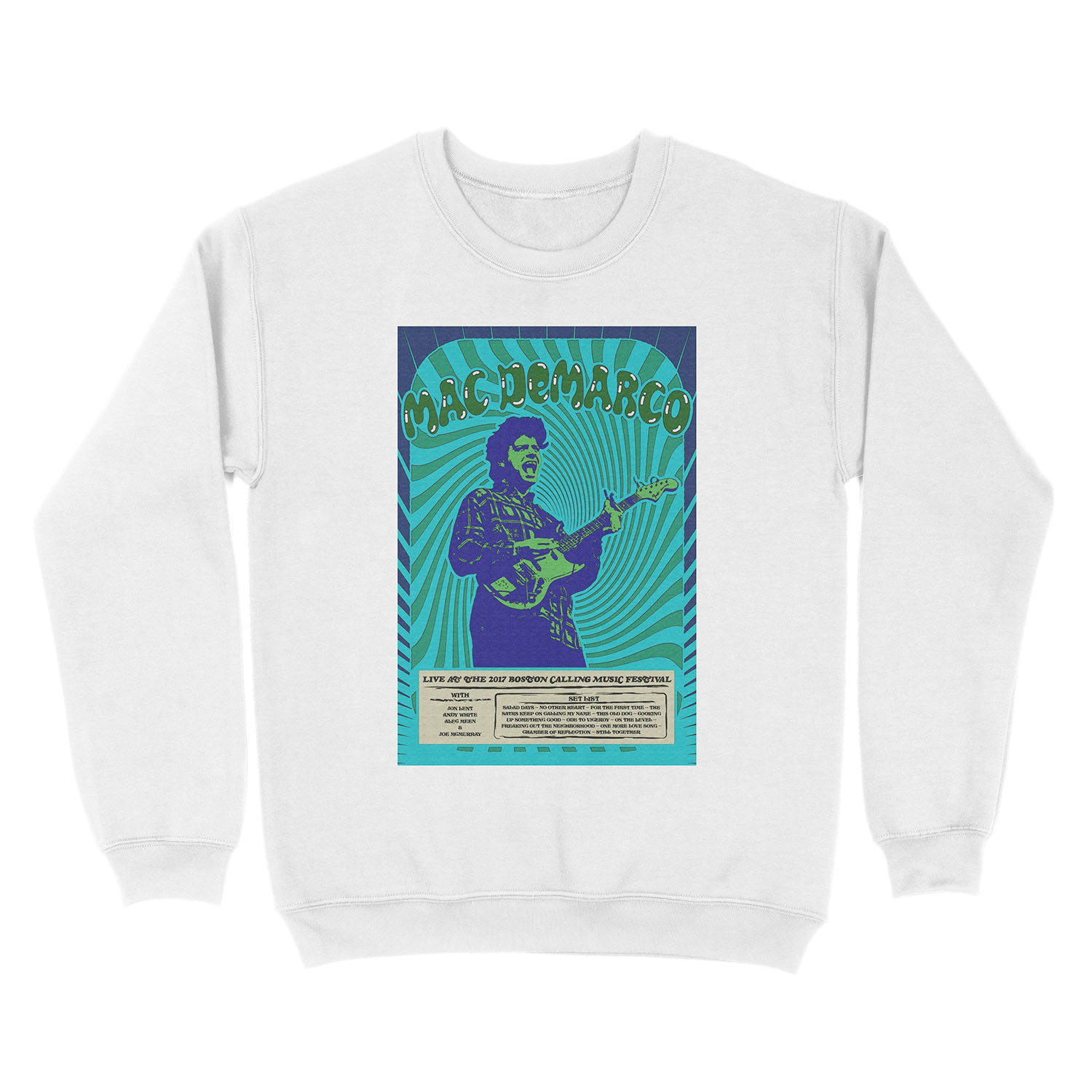 Mac DeMarco Psychedelic Unisex Crewneck Sweatshirt - Image 2