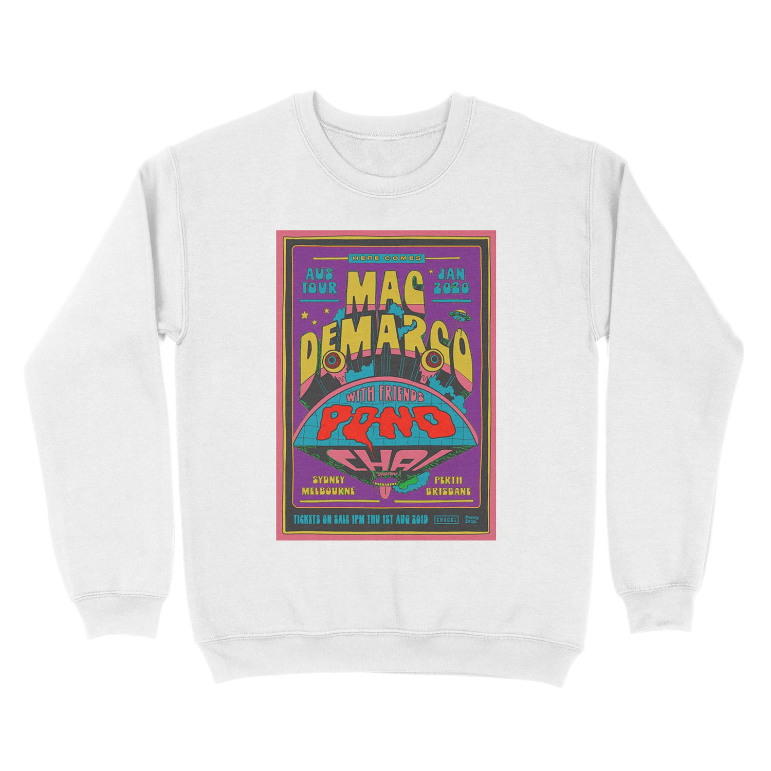 Mac Demarco Retro Design Unisex Crewneck Sweatshirt - Image 2