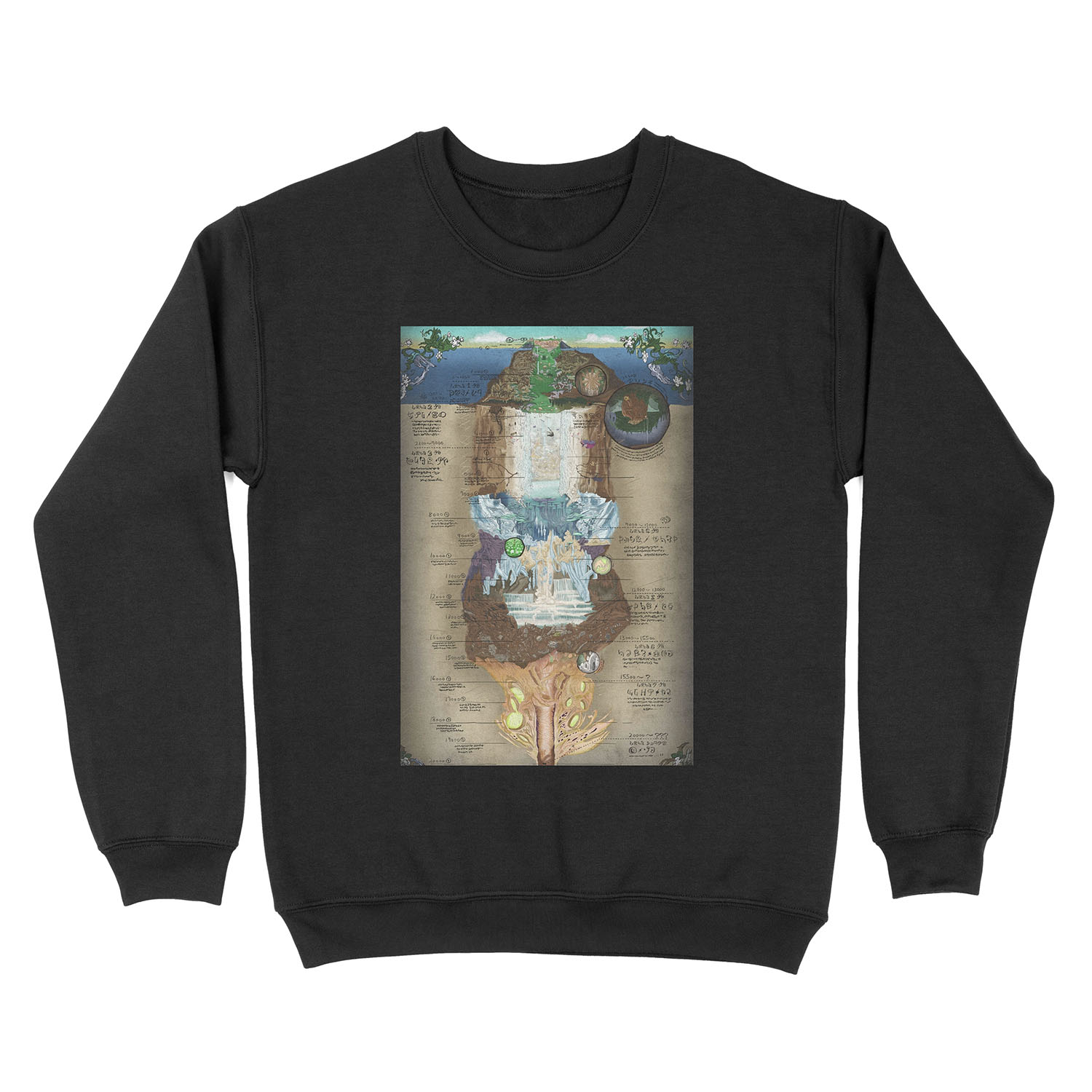 Made in Abyss • Abyss Chart Unisex Crewneck Sweatshirt