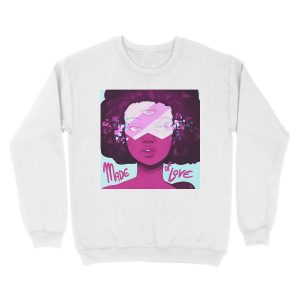 Alternative view of made of love Unisex Crewneck Sweatshirt