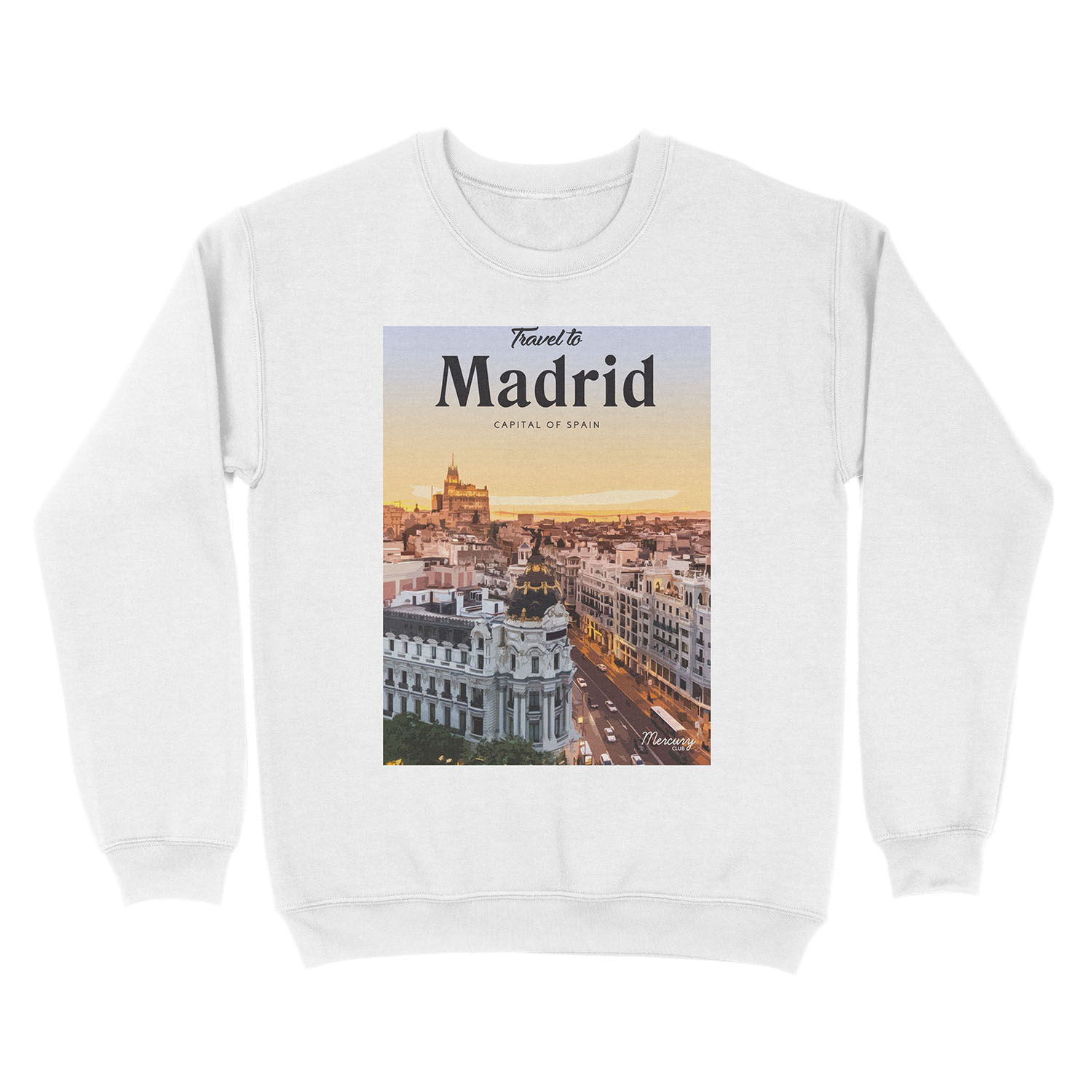 Madrid Unisex Crewneck Sweatshirt - Image 2