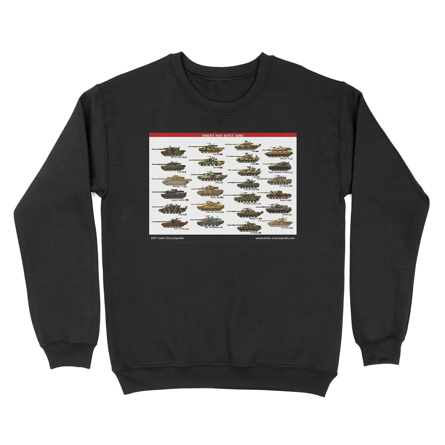 Main Battle Tanks Unisex Crewneck Sweatshirt